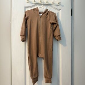 Cozy Brown Kids One Piece